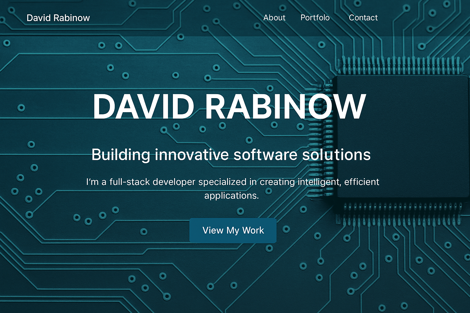 Before - Original David Rabinow website